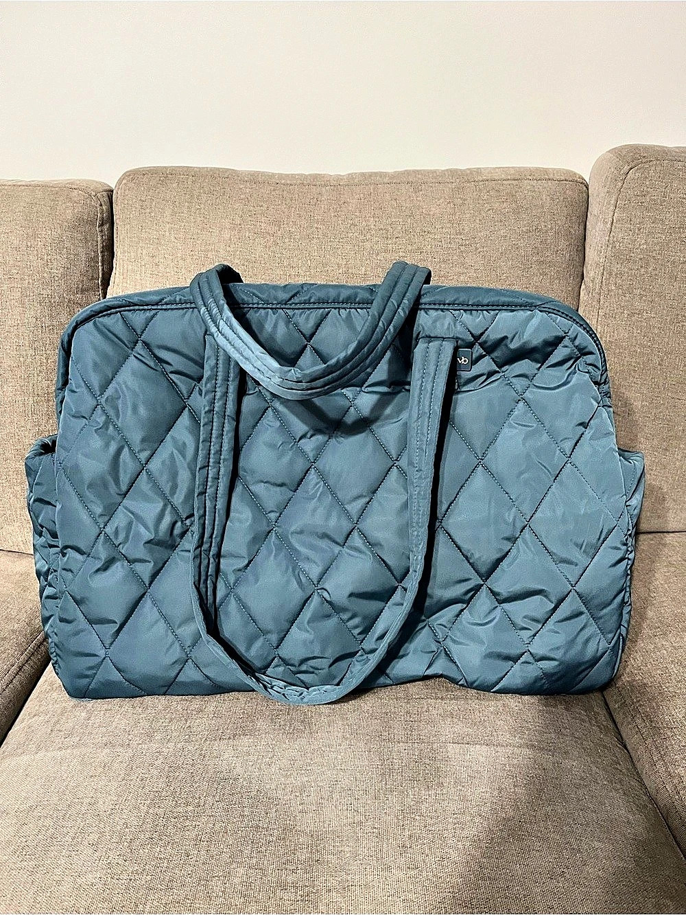 Vera Bradley Ultralight Outlet Large Weekender Travel Bag in Bluestone NWOT